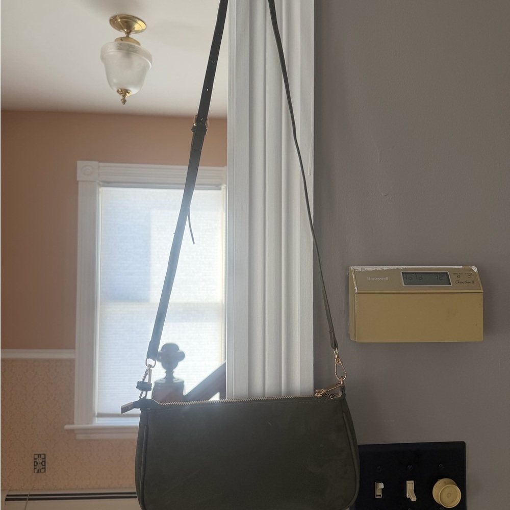 Stylish Olive Crossbody Bag